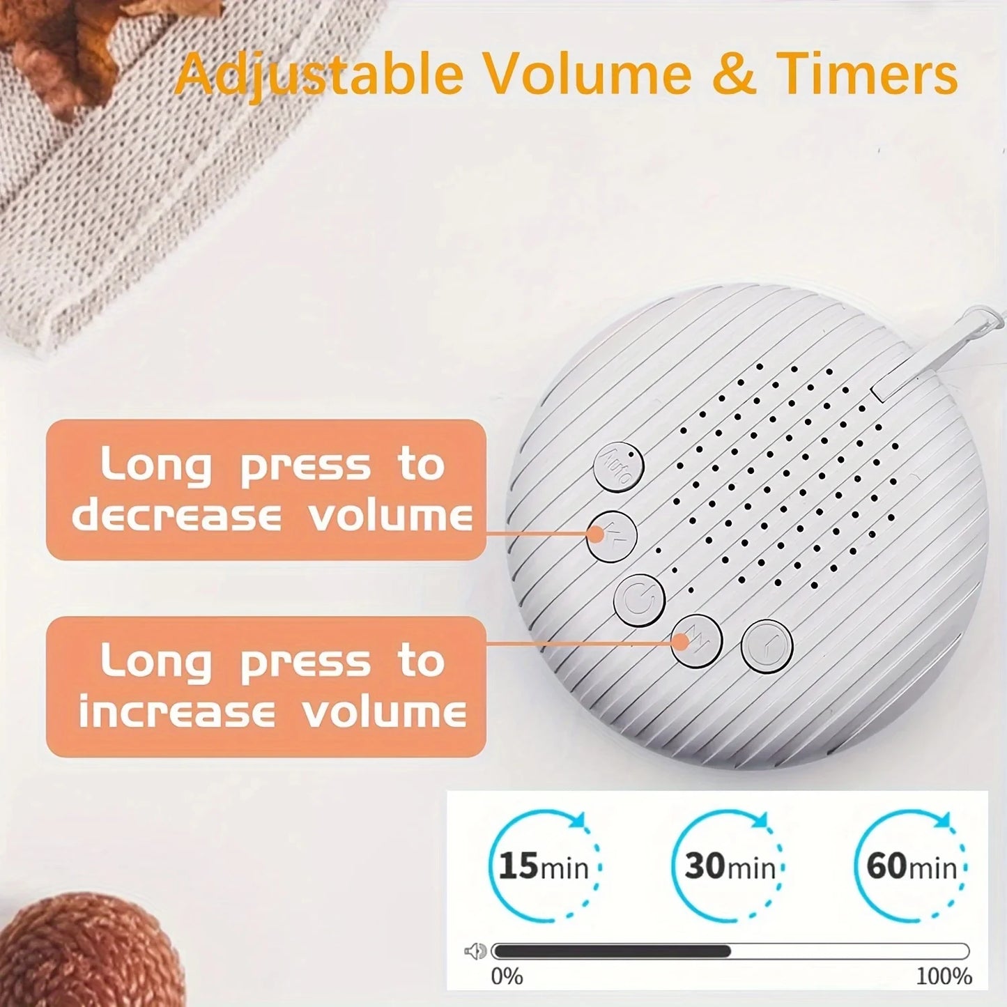 Portable White Noise Sleep Machine