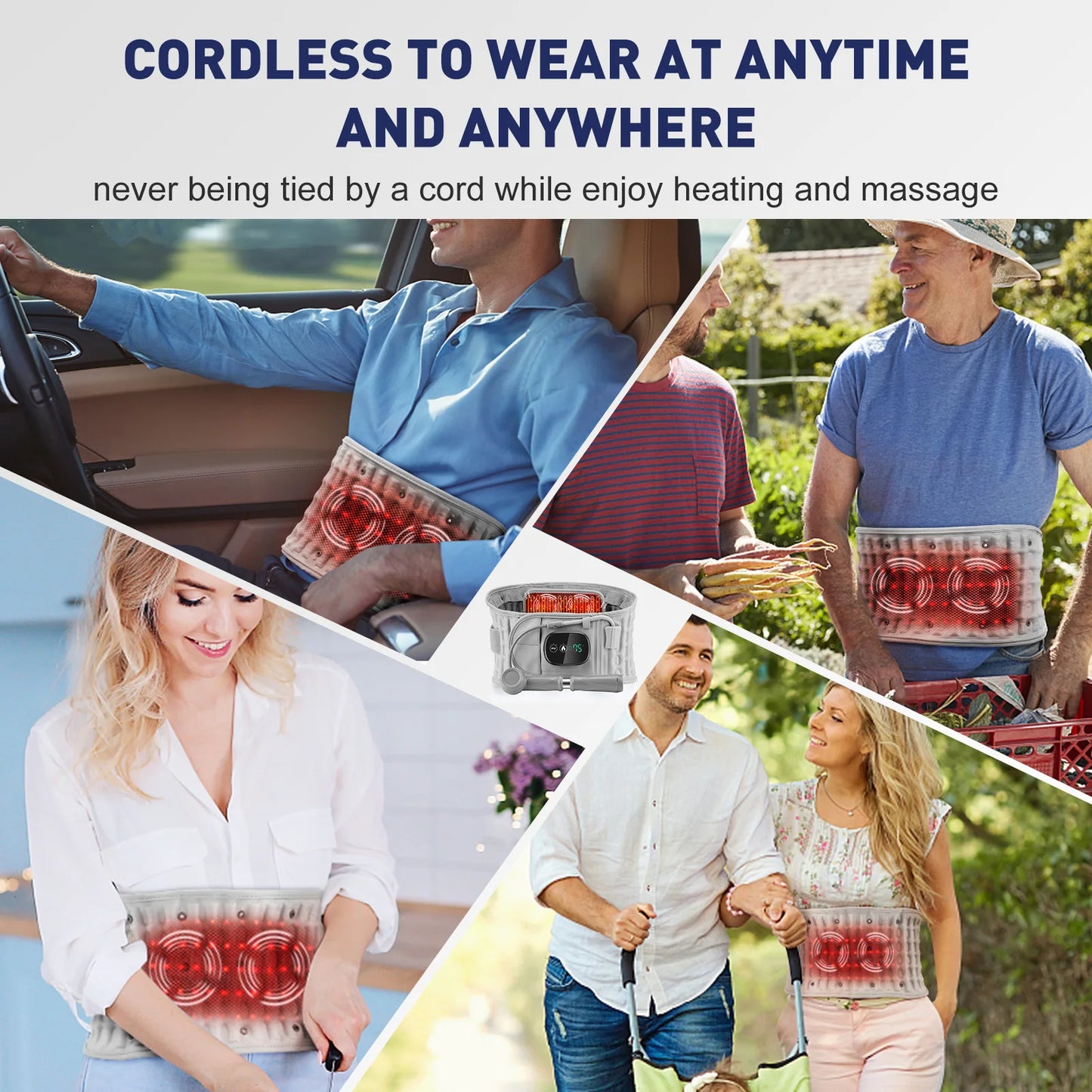 Heated Waist Relief Belt