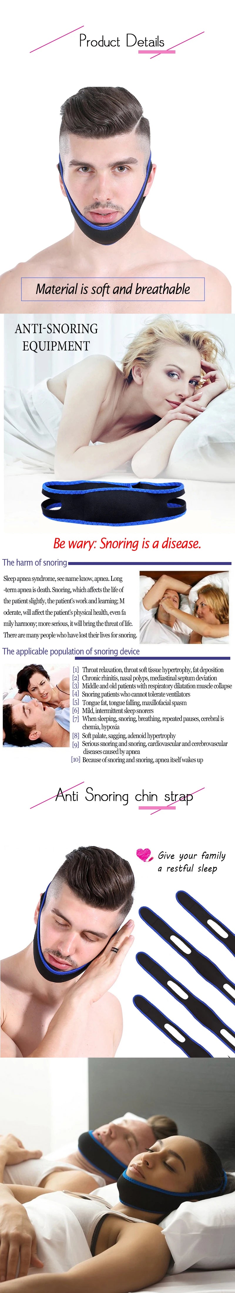 Anti Snore Chin Strap