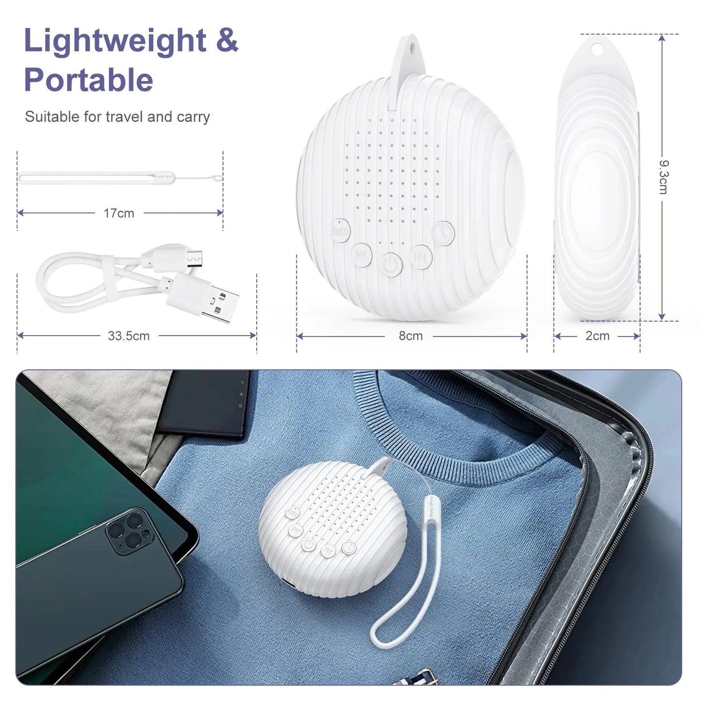 Portable White Noise Sleep Machine